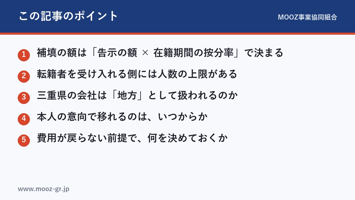 この記事のポイント